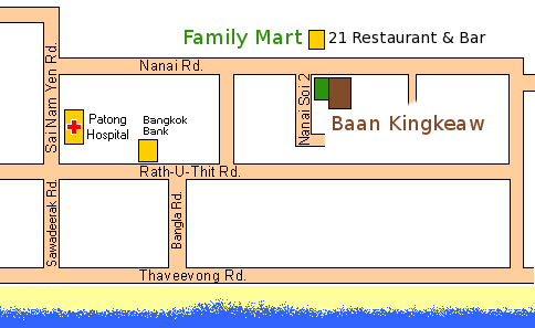 Location of Baan Kingkeaw